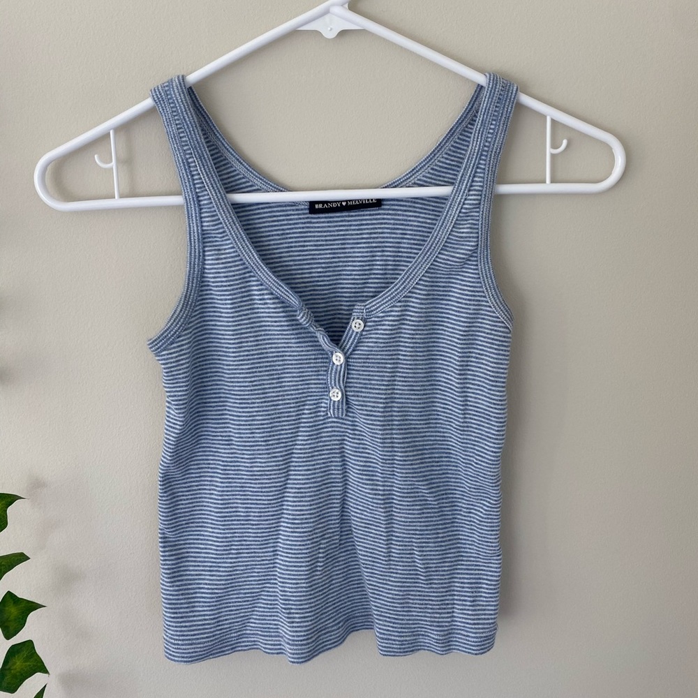 Brandy Melville blue tank top